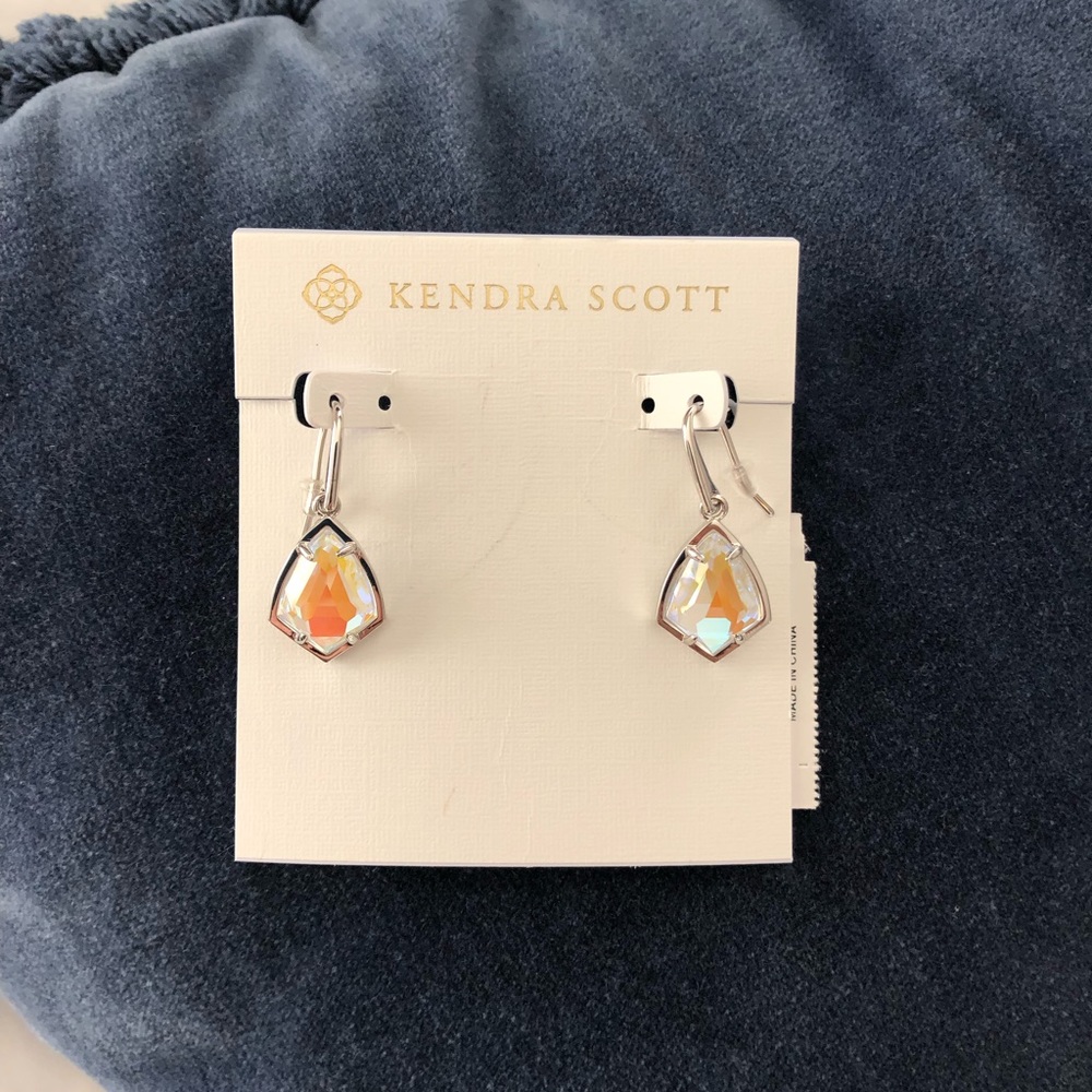 Kendra Scott Cory Silver Drop Earrings in Silver
